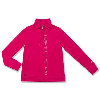 Felpa full-zip fucsia da donna Freddy, Abbigliamento Sport, SKU a711000100, Immagine 0